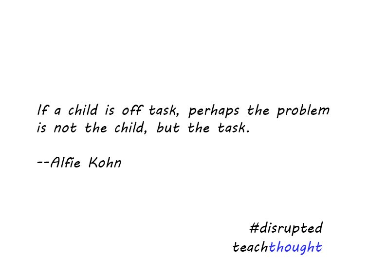 If A Child Is Off-Task…