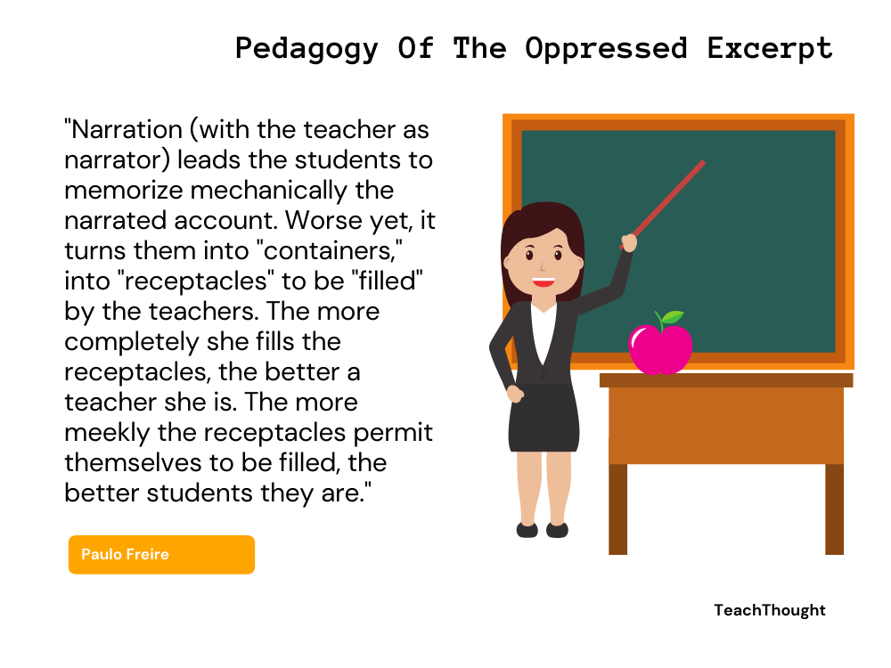 An Excerpt From Pedagogy Of The Oppressed by Paulo Freire
